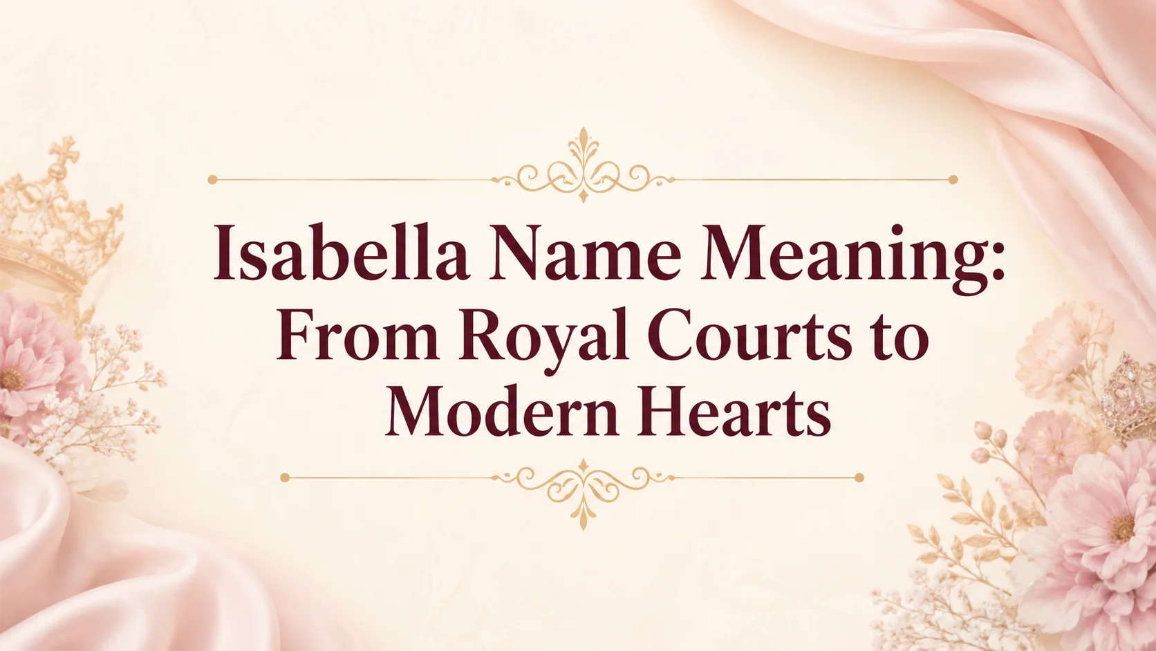 Isabella Name Meaning From Royal Courts to Modern Hearts