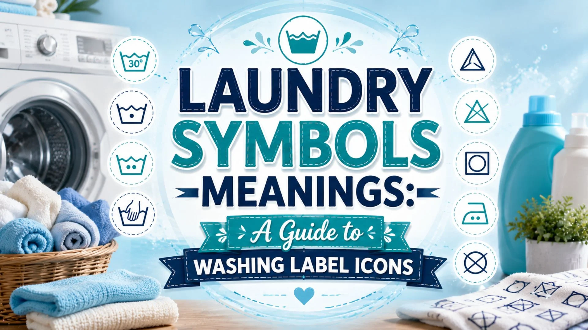 Laundry Symbols Meanings A Guide to Washing Label Icons