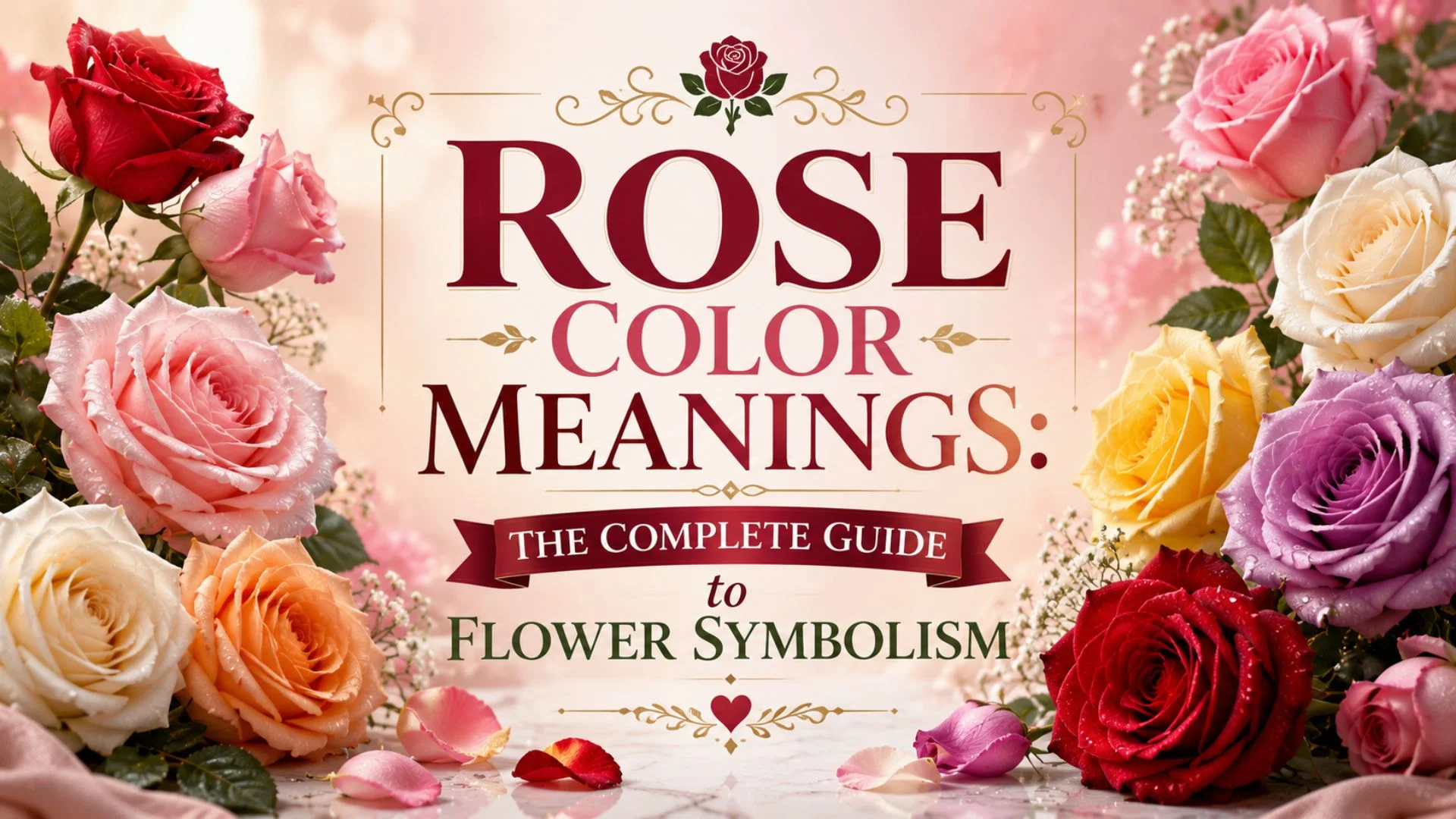 Rose Color Meanings The Complete Guide to Flower Symbolism