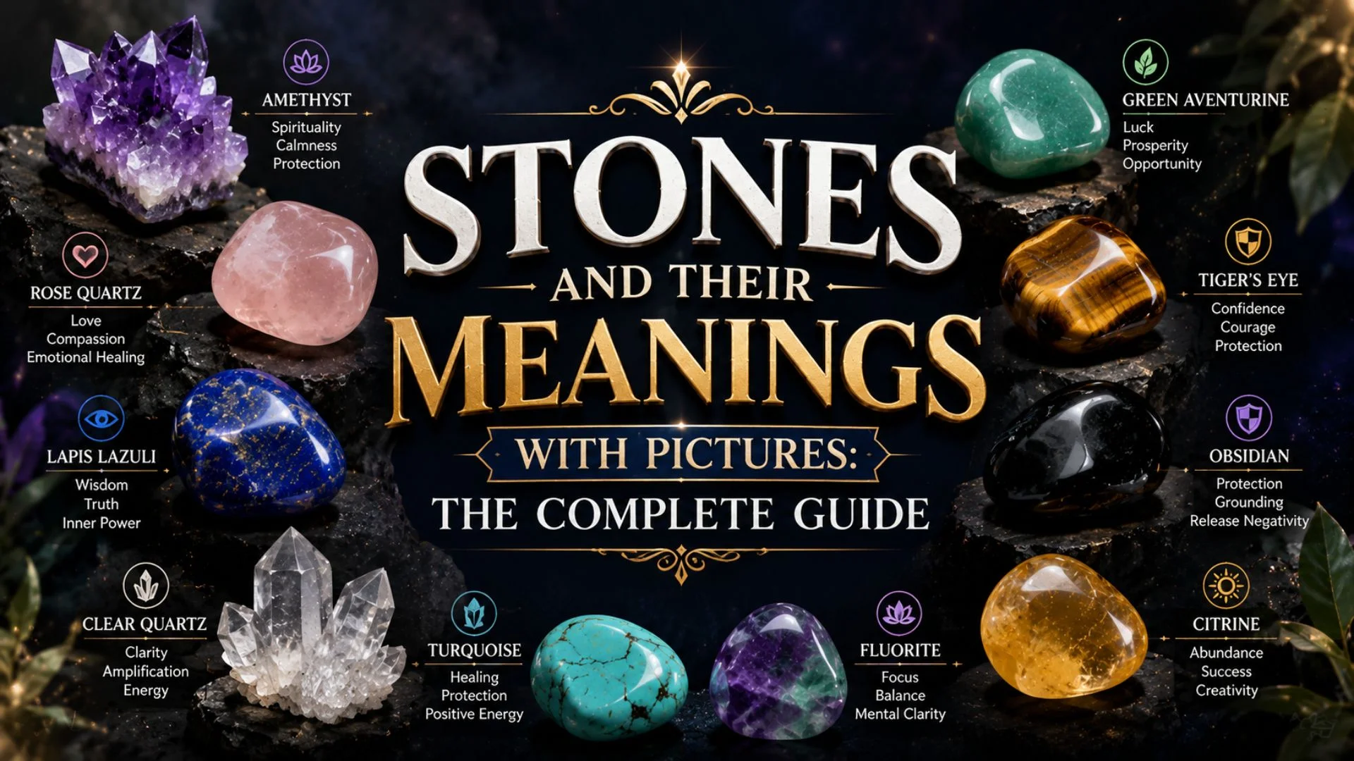 Stones and Their Meanings with Pictures The Complete Guide