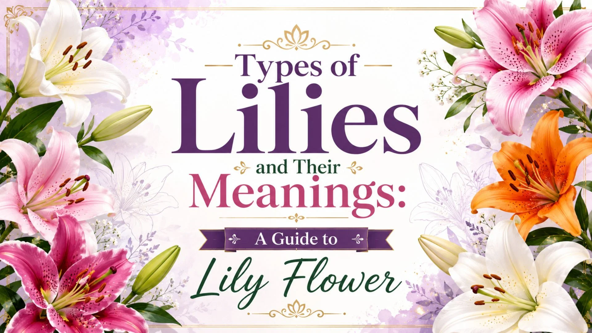Types of Lilies and Their Meanings: A Guide to Lily Flower
