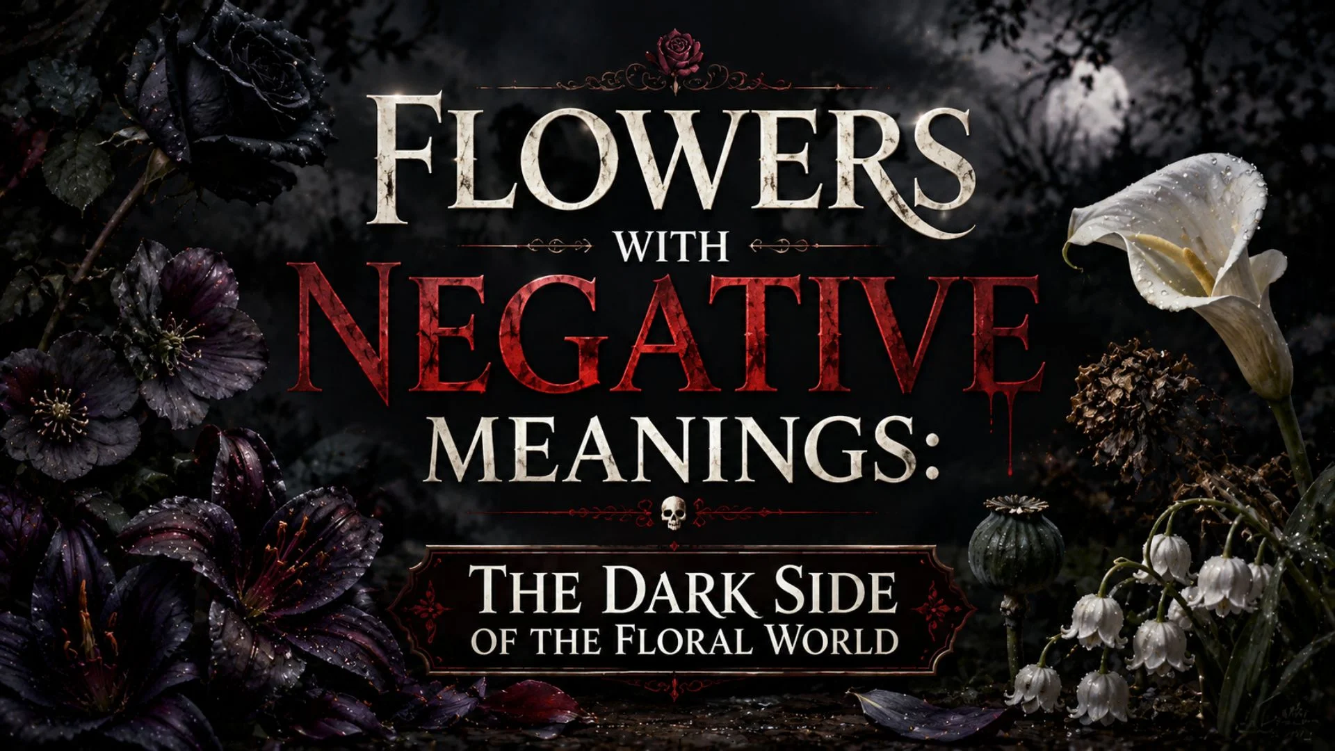 Flowers with Negative Meanings The Dark Side of the Floral World