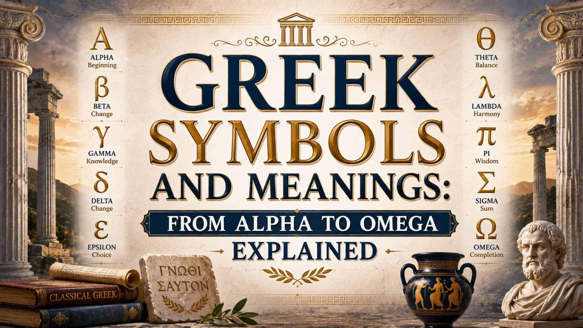 Greek Symbols and Meanings From Alpha to Omega Explained