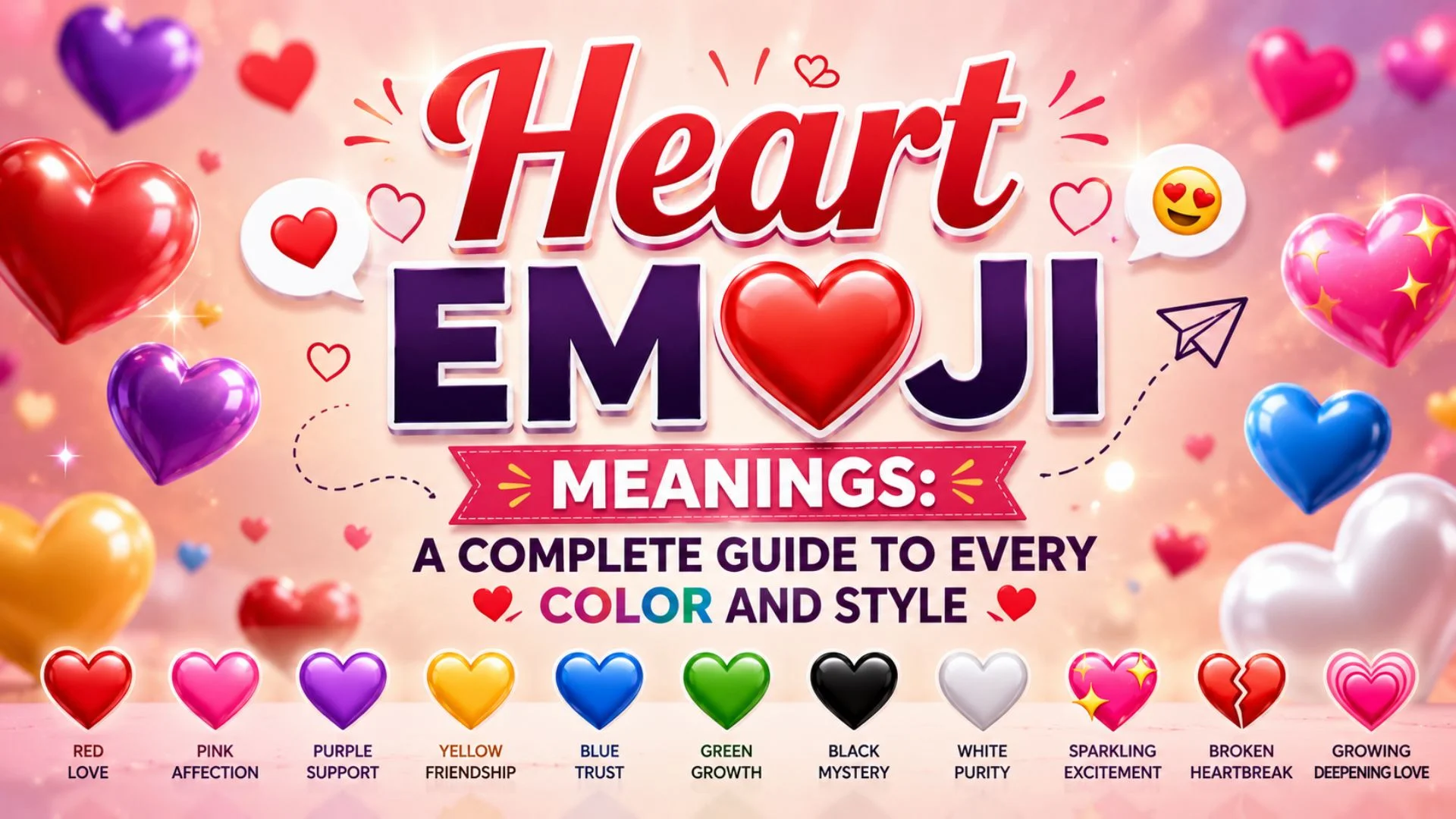 Heart Emoji Meanings A Complete Guide to Every Color and Style