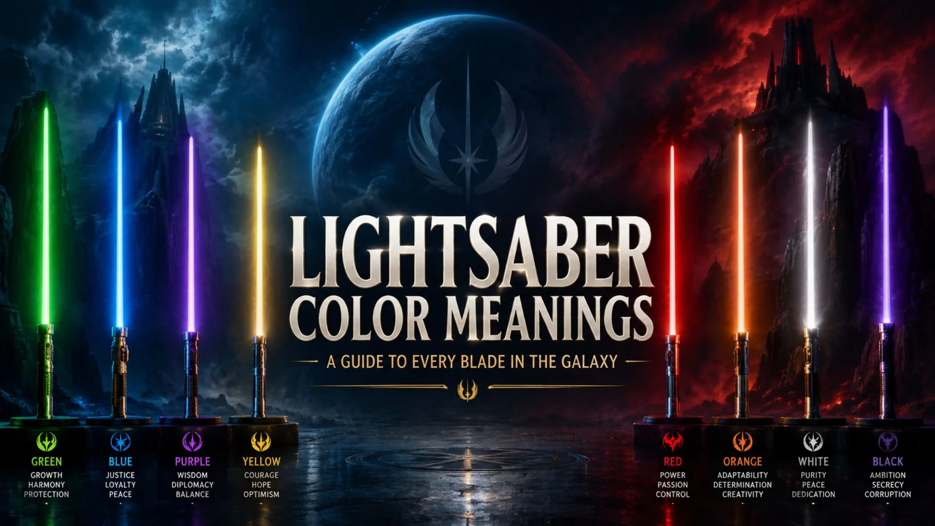Lightsaber Color Meanings A Guide to Every Blade in the Galaxy