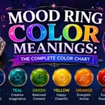 Mood Ring Color Meanings The Complete Color Chart
