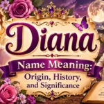 Diana Name Meaning Origin, History, and Significance