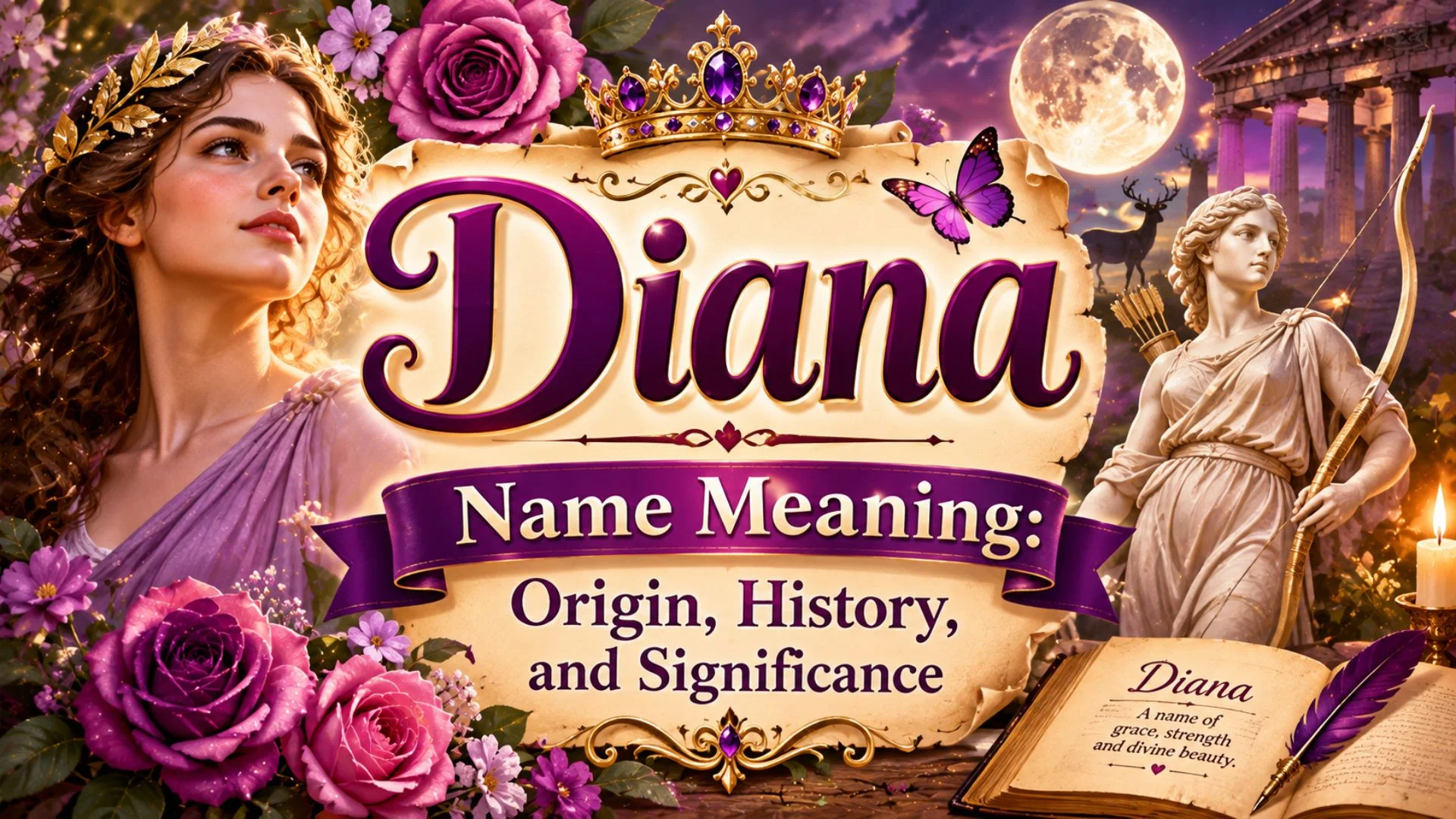 Diana Name Meaning Origin, History, and Significance