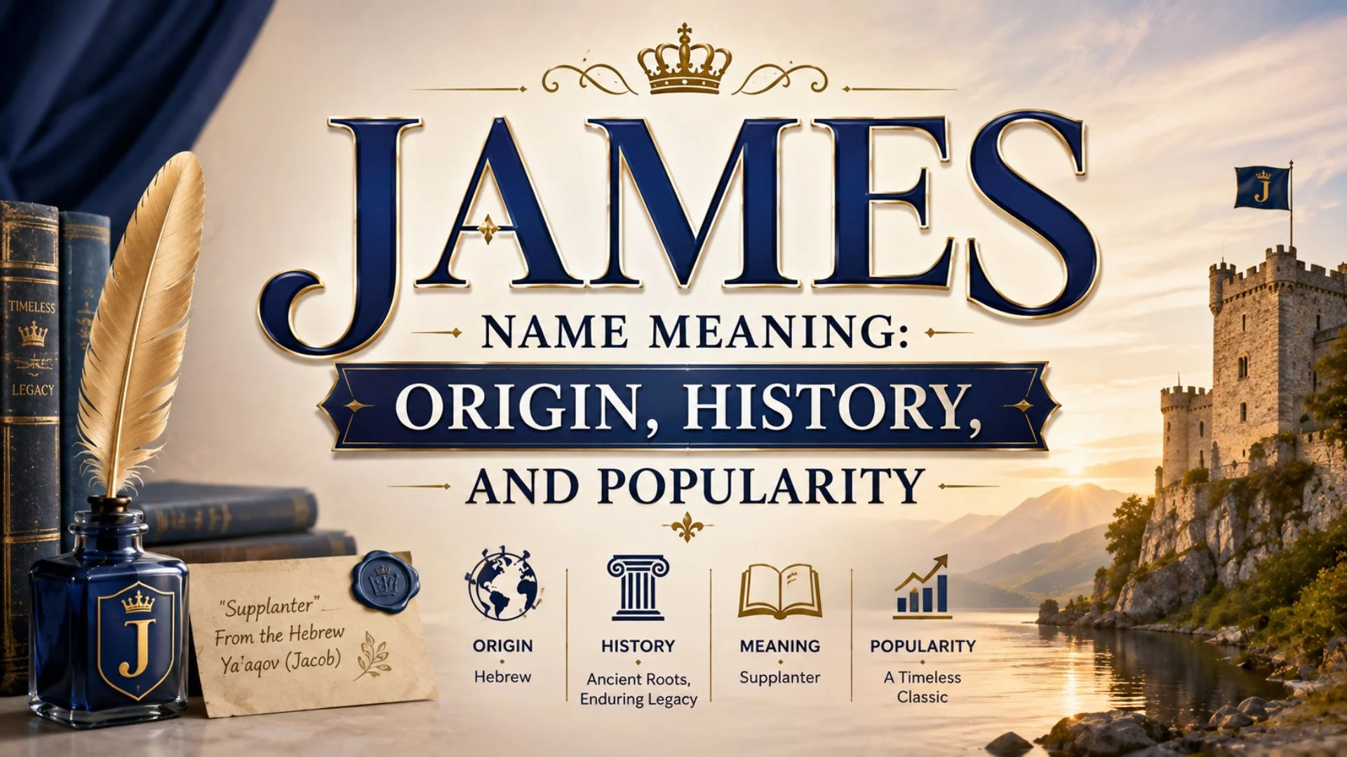 James Name Meaning Origin, History, and Popularity