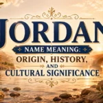 Jordan Name Meaning Origin, History, and Cultural Significance
