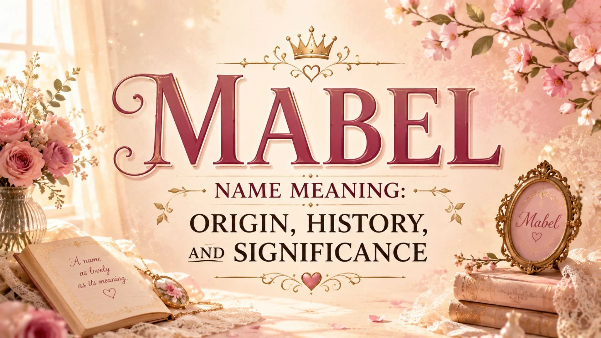 Mabel Name Meaning Origin, History, and Significance