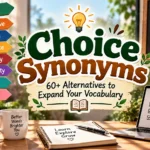 Choice Synonyms 60+ Alternatives to Expand Your Vocabulary