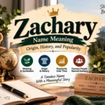 Zachary Name Meaning Origin, History, and Popularity